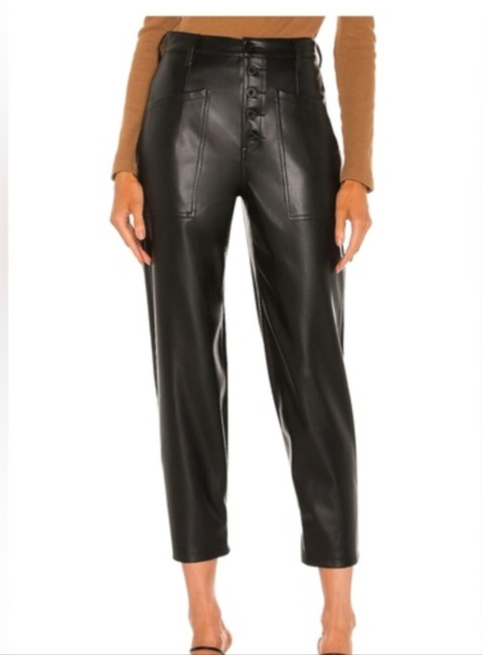 Pistola Tammy High Rise Trouser in Slate Black Size 18W